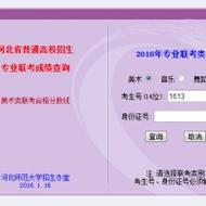 河北美术学院官网成绩查询