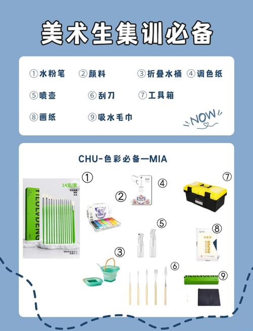 美术生需要准备哪些东西