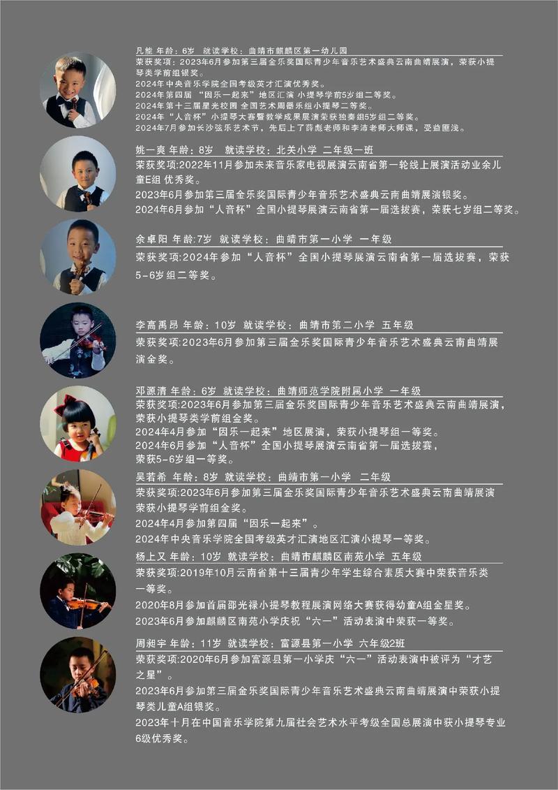 中央音乐学院小提琴专业