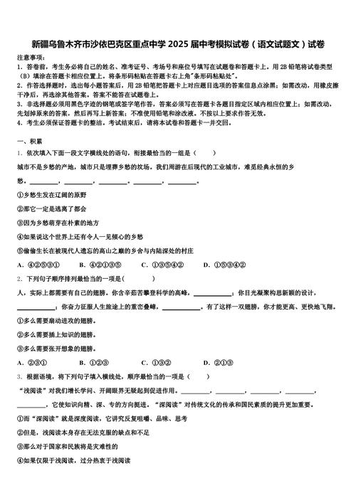 新疆乌鲁木齐市初三艺考