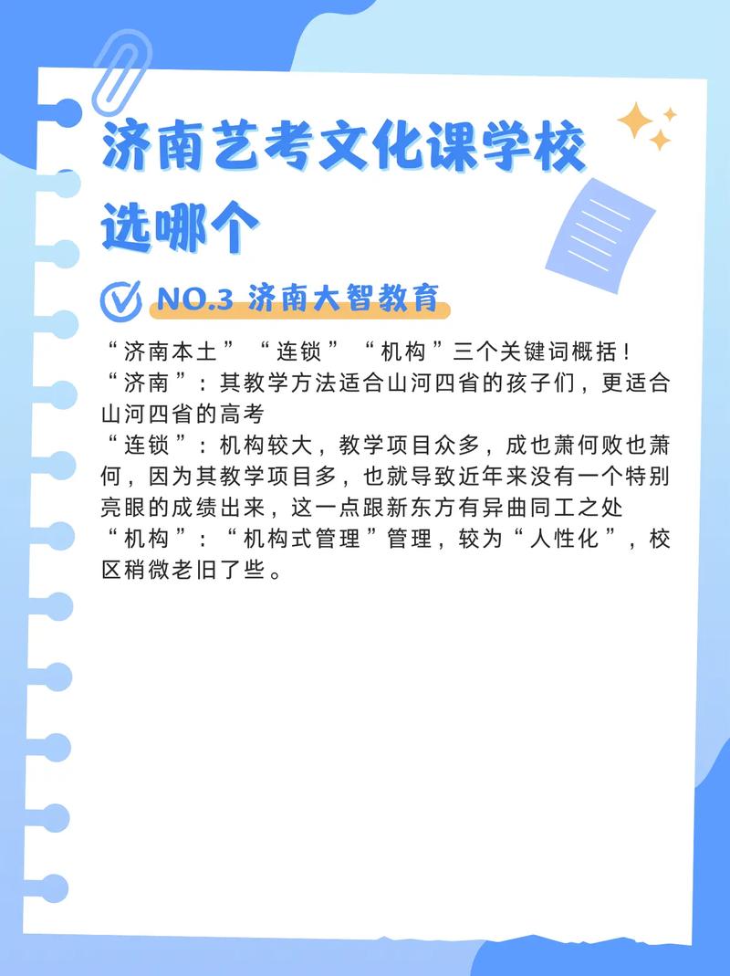 济南艺考文化课提升招生
