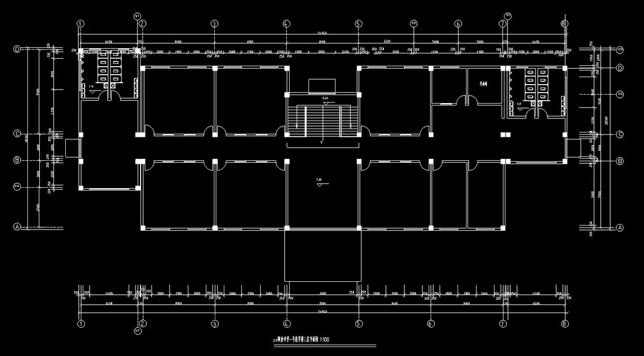 音乐舞蹈培训学校施工图