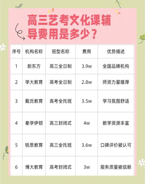 声乐艺考集训要花多少钱