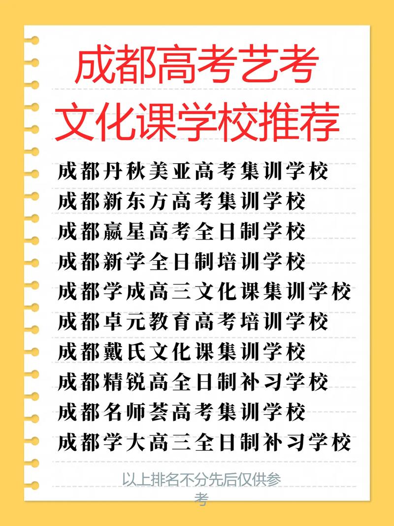 成都艺考文化课强化课程