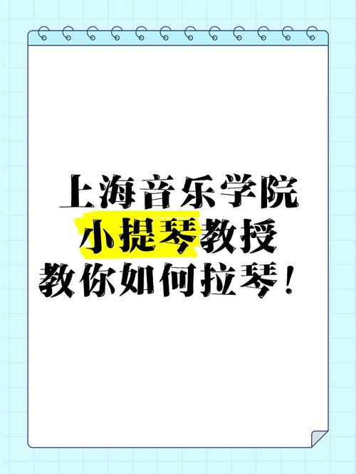 上海音乐学院小提琴进修