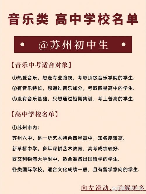 苏州高中音乐学校有哪些