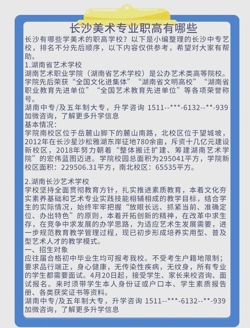 长沙美术大学有哪些专业