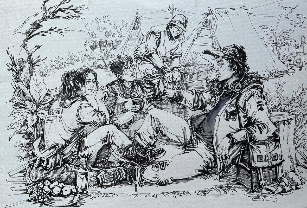 美术生怎么画好速写场景