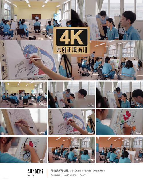 美术教室培训 视频下载