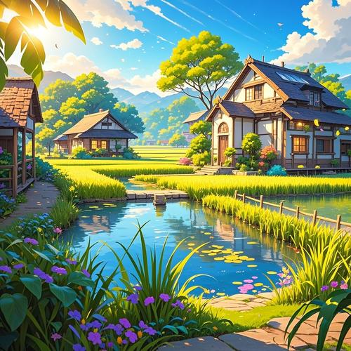 景观设计动画效果图音乐