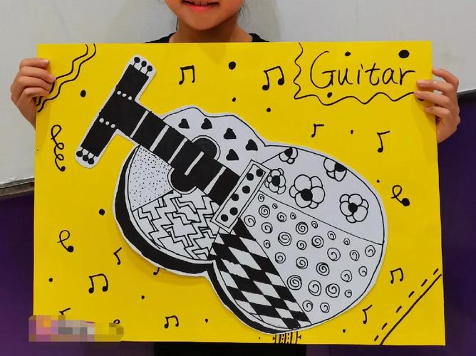 幼儿创意美术吉他ppt