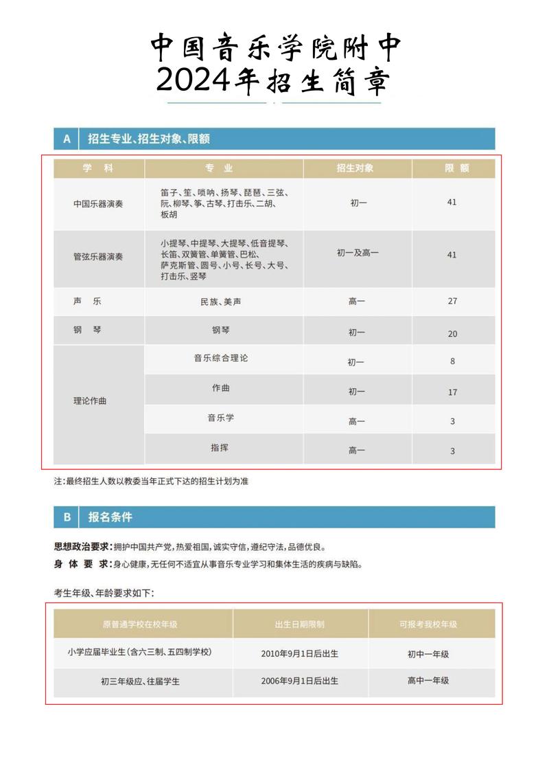 中央音乐学院招生 北京
