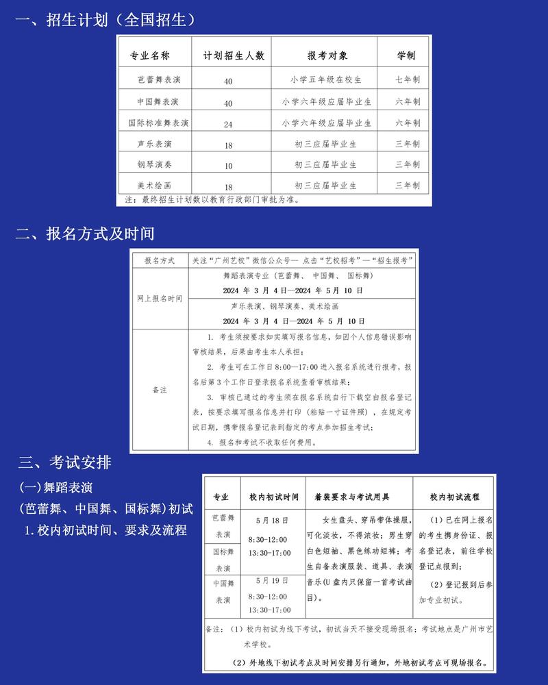 广州美术学校招生简章