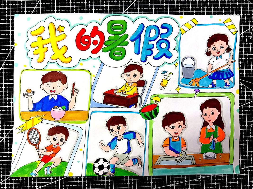 美术作业我的暑假生活