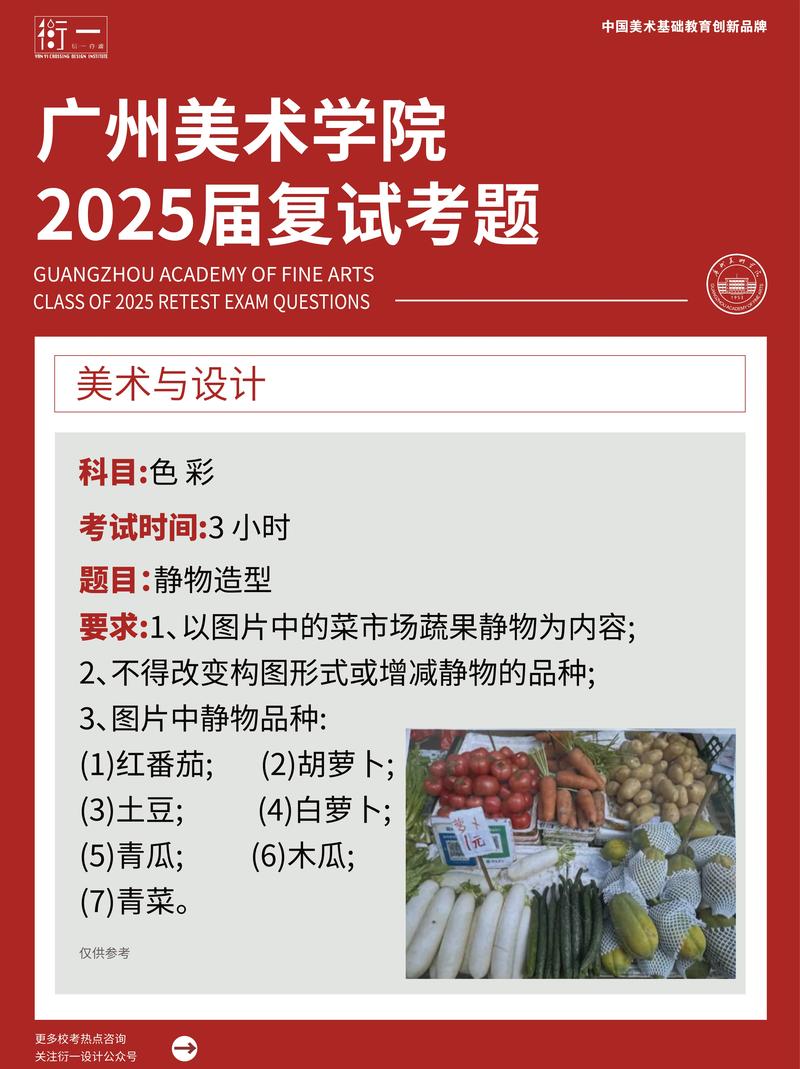 广州美术学院摄影考题