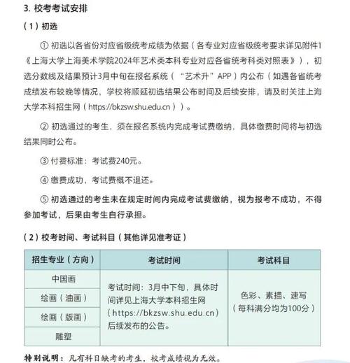 上海美术专业提前招生