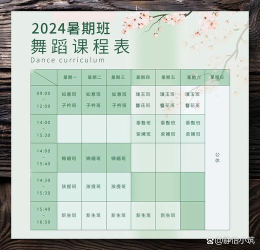 舞蹈机构开设什么课程