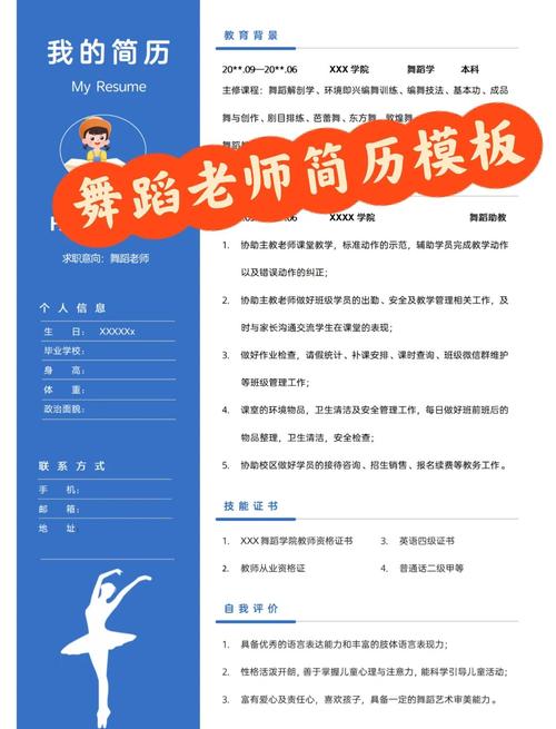 艺术舞蹈中心教师简介