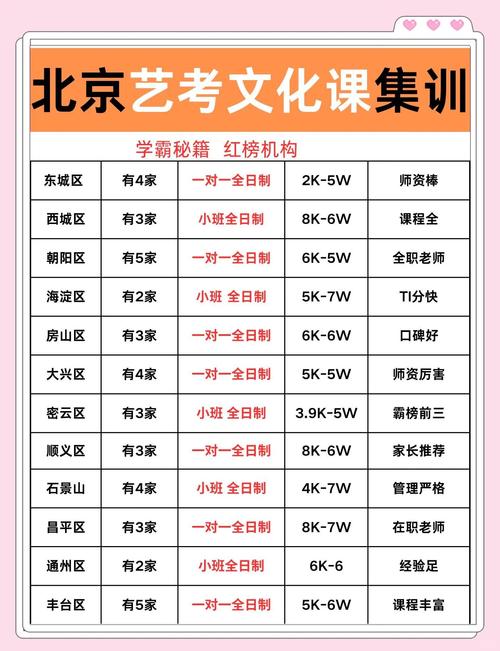 北京艺考文化课辅导班