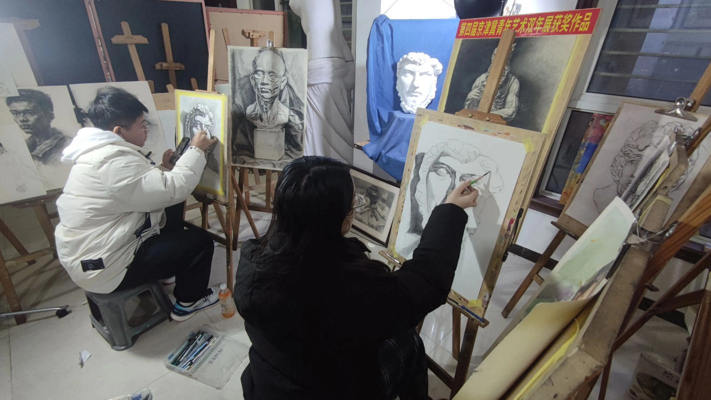 河南郑州美术统考照片