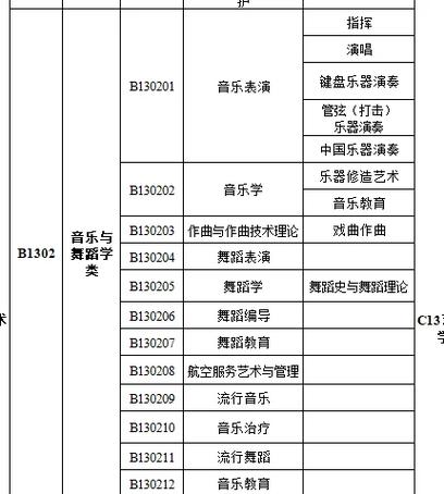 湖南音乐高中有哪些专业