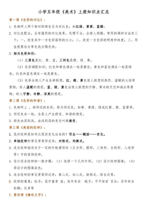 美术基础知识培训总结