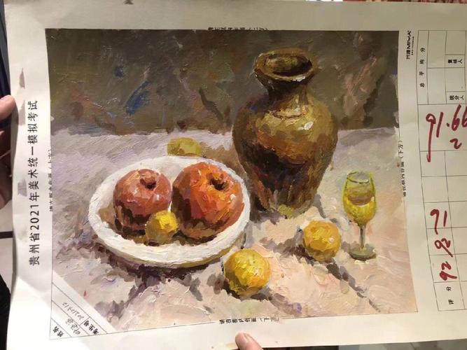 贵州美术模拟的高分卷