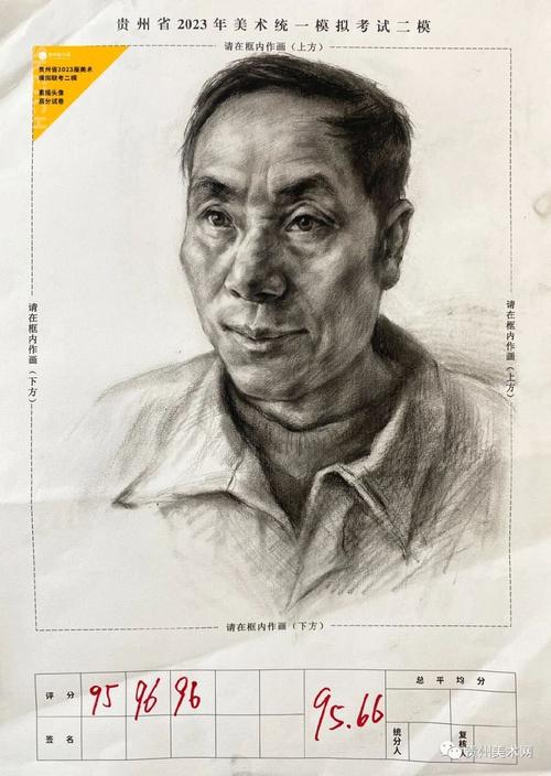 贵州美术模拟的高分卷