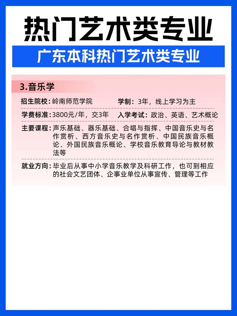 音乐专业美术专业就业