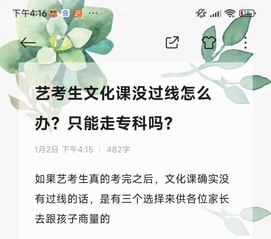 艺考专业课没过怎么办