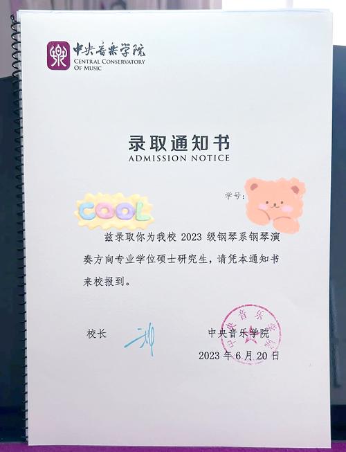 中央音乐学院附中 录取