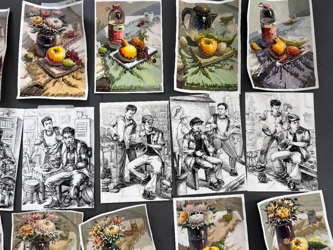 河北中考美术画多大的