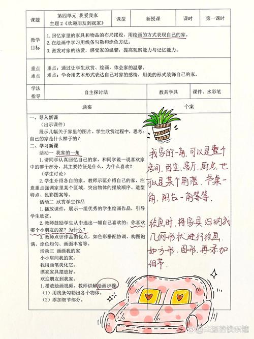 福建教招历年美术教案