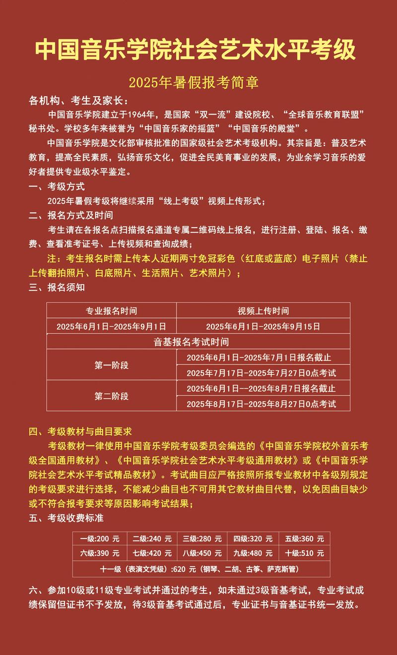 中国音乐学院报名条件