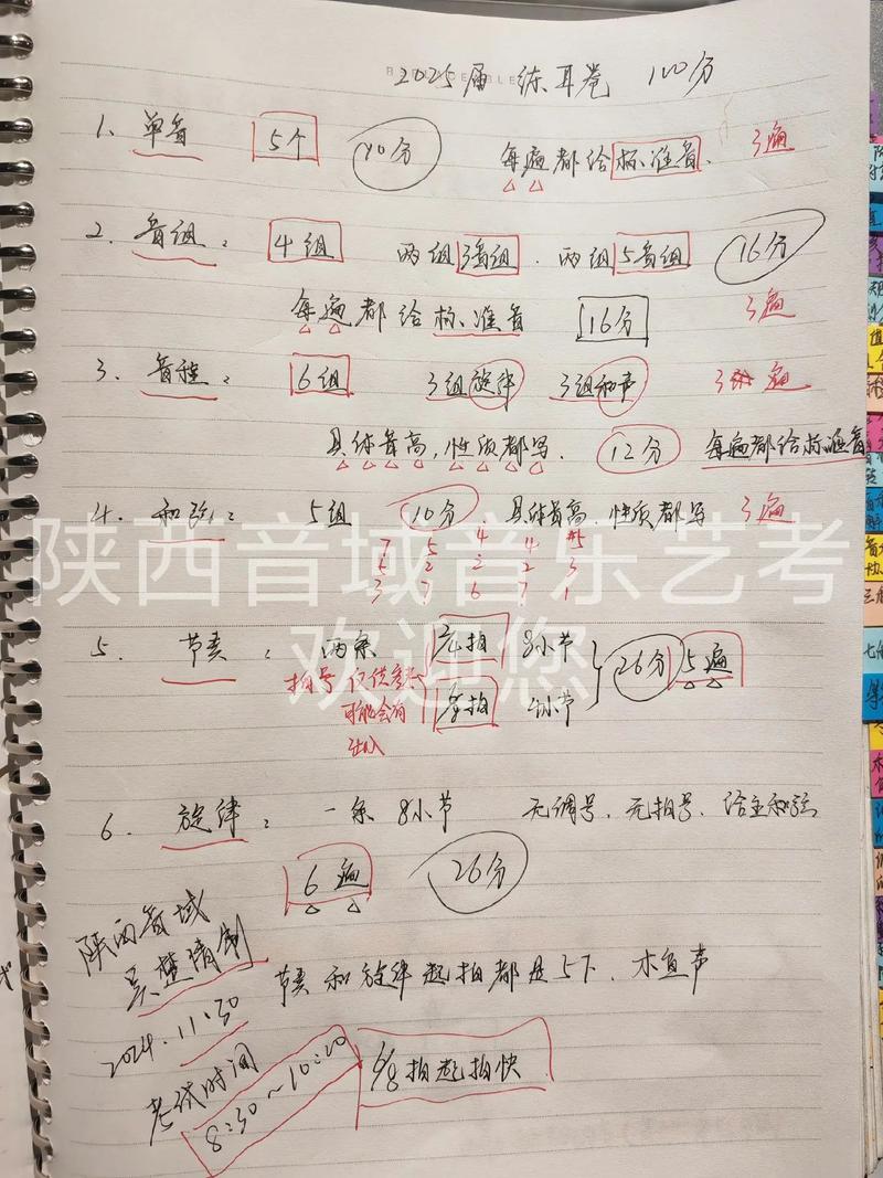 艺术类音乐考试小三门