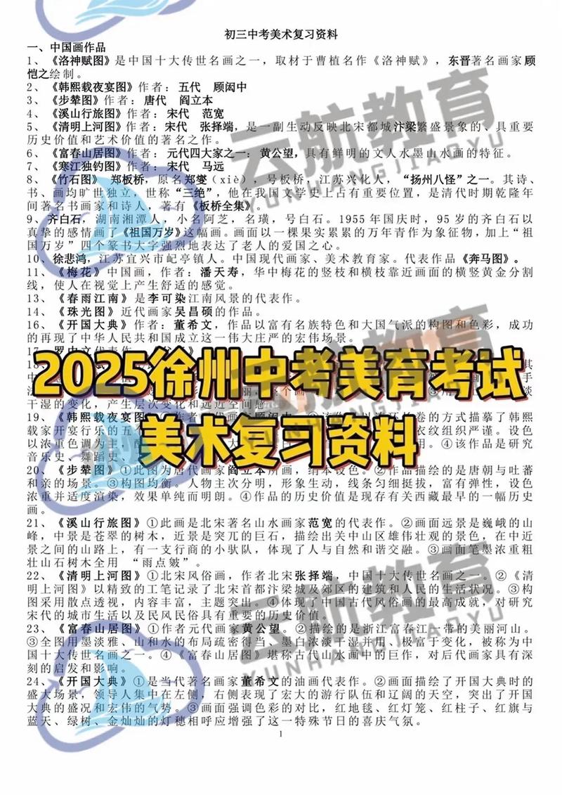 潍坊中考美术考试时间