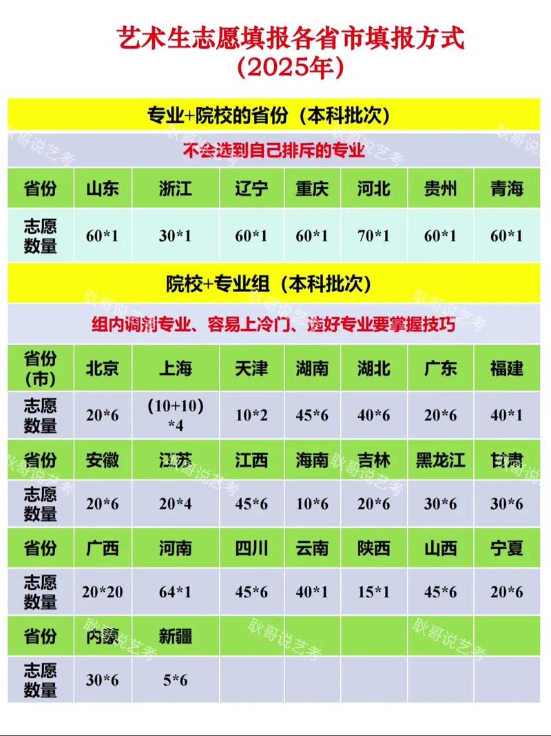 安徽省艺考什么填志愿