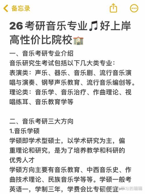 好的音乐专业研究生吗