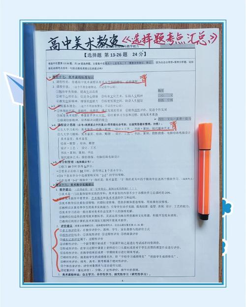 高中美术教师考试要点