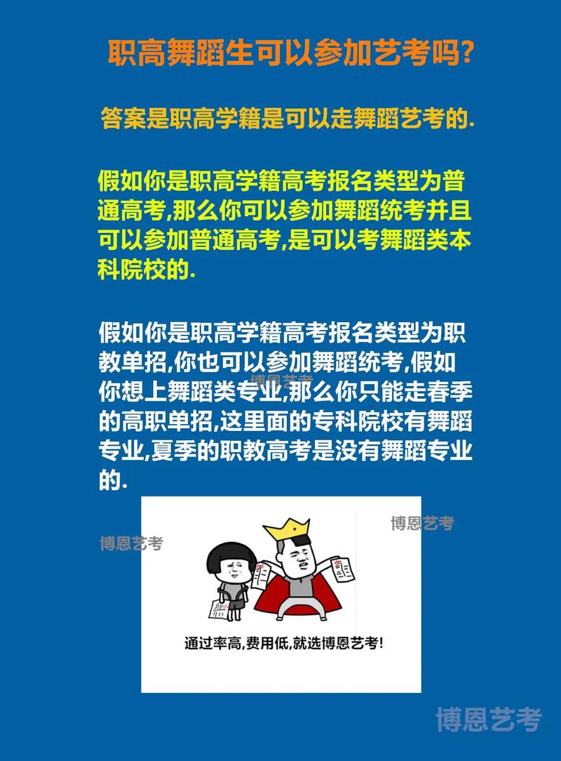 职高生可以艺考高考么